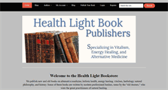 Desktop Screenshot of healthlightbooks.com