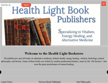 Tablet Screenshot of healthlightbooks.com